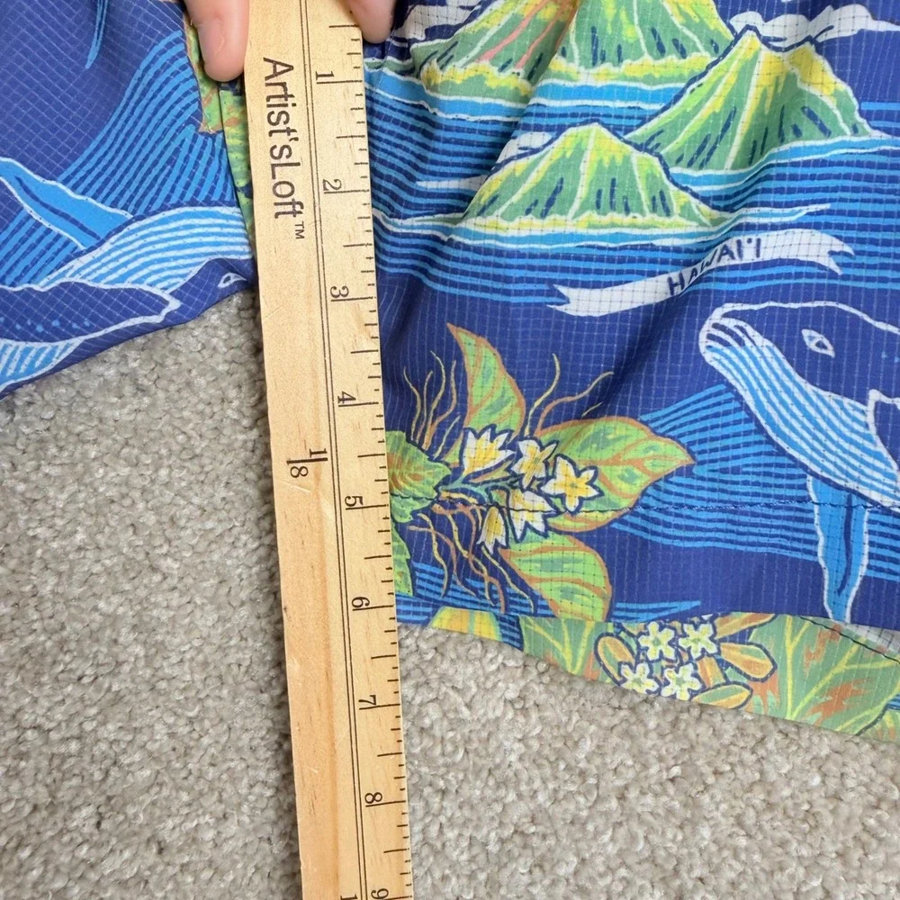 Tommy Bahama Rialto Aloha From Hawaii Mens 5XLB Swim Trunks Ocean BT924811 NEW